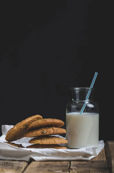 Galletas caseras de pastel de crema de avena — Foto de Stock