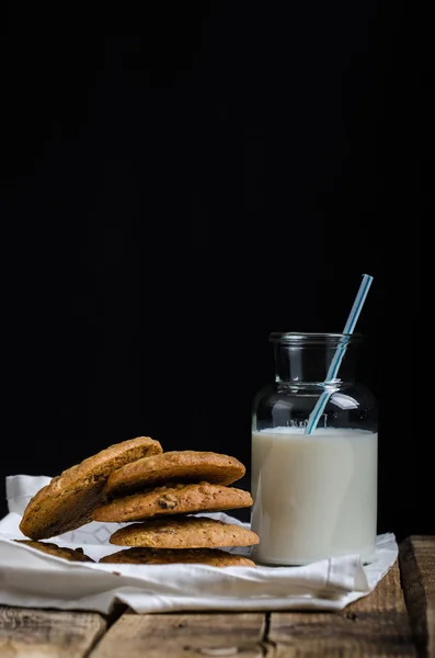 Galletas caseras de pastel de crema de avena — Foto de Stock