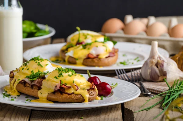 Huevos Benedict — Foto de Stock