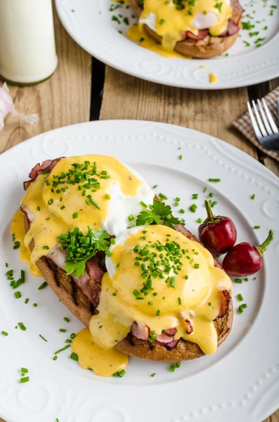 Eggs Benedict — Stock Photo, Image