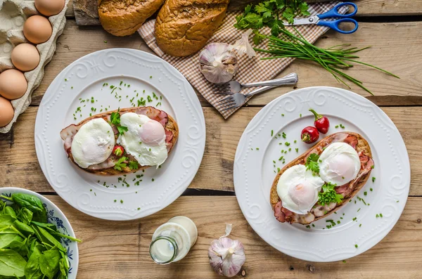 Eggs Benedict — Stock Photo, Image