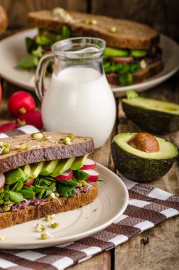 Chipotle-avokado yaz sandviç tarifi