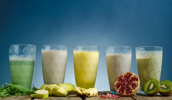 Smoothie ημέρα, υγιεινά και νόστιμα — Φωτογραφία Αρχείου