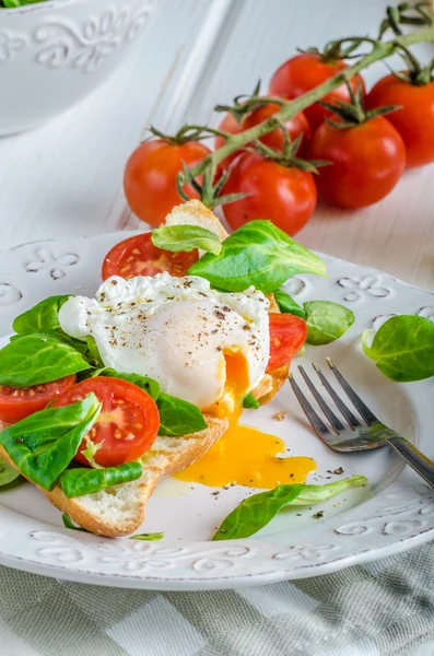 Fräsch hälsosam frukost — Stockfoto