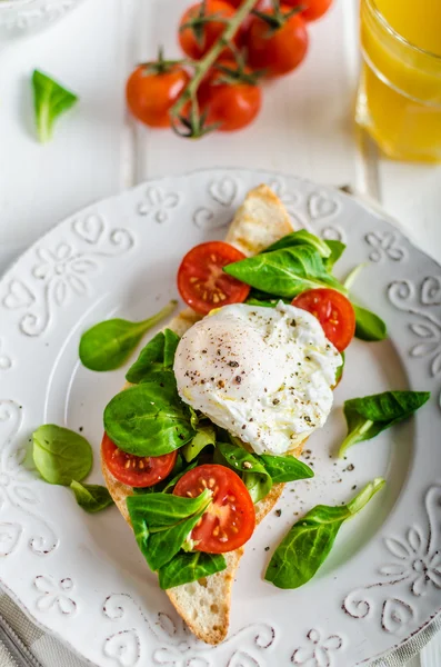 Desayuno fresco y saludable — Foto de Stock