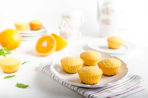 Fruit muffins homemade — Stock Photo, Image