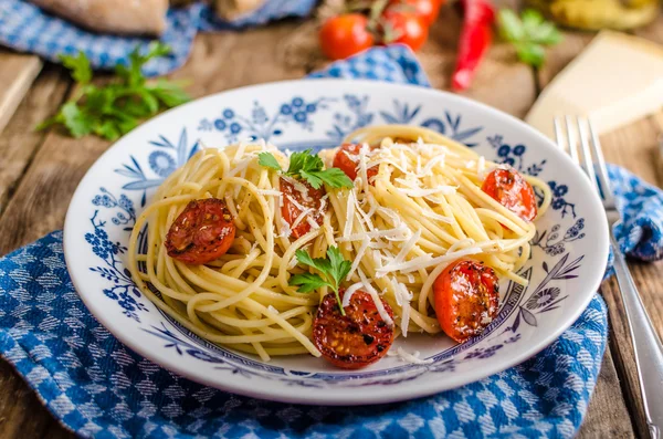 Italiensk pasta trä ombord — Stockfoto