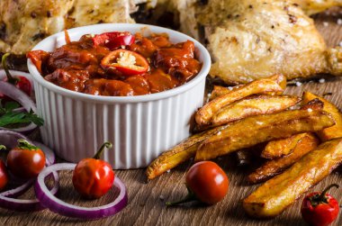 Piri piri baharatlı tavuk