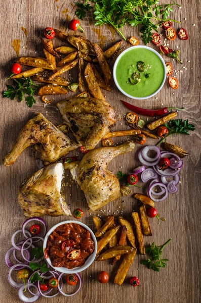 Piri piri spicy chicken — Stock Photo, Image