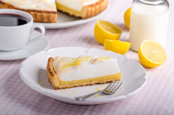 Limetkový cheesecake lahodné — Stock fotografie