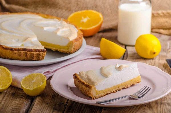 Lezzetli limon cheesecake — Stok fotoğraf