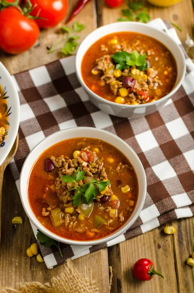 Chilli con carne original — Fotografia de Stock