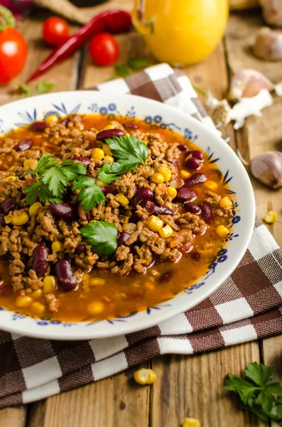 Ursprungliga chili con carne — Stockfoto