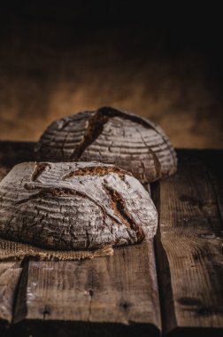 Ev yapımı ekşi ekmek.