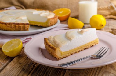 Lezzetli limon cheesecake