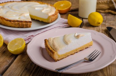 Lezzetli limon cheesecake