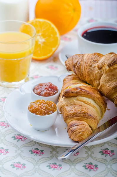 Γαλλικό πρωινό, νόστιμα — Φωτογραφία Αρχείου