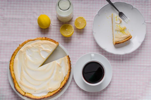 Limetkový cheesecake lahodné — Stock fotografie