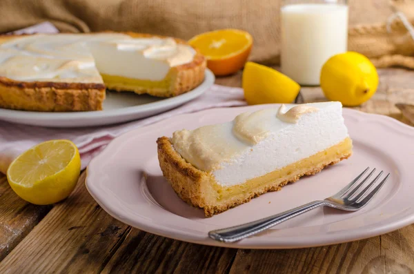 Lezzetli limon cheesecake — Stok fotoğraf