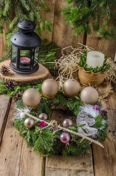 Adventskranz — Stockfoto