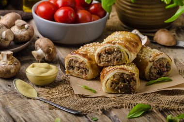 Sosis Roll lezzetli recepy