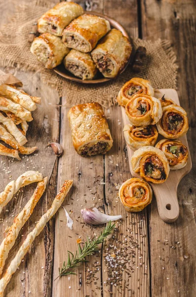 Sticks puff pastry — Stock Photo, Image