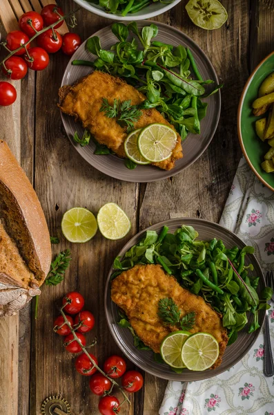 Verdadero escalope vienés —  Fotos de Stock