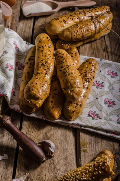 Palitos de pan caseros —  Fotos de Stock