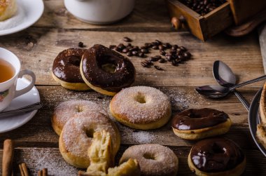 Eski stil donuts rustik tarzı