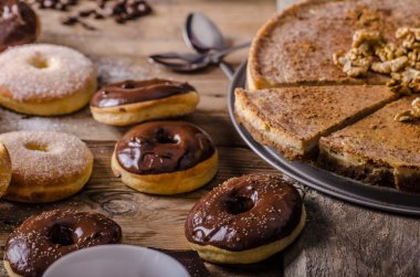 Eski stil donuts rustik tarzı