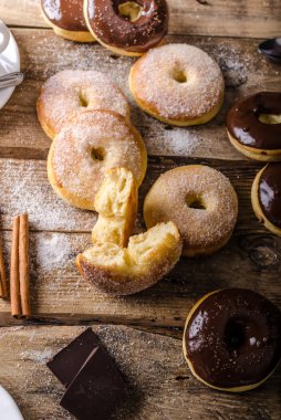 Eski stil donuts rustik tarzı