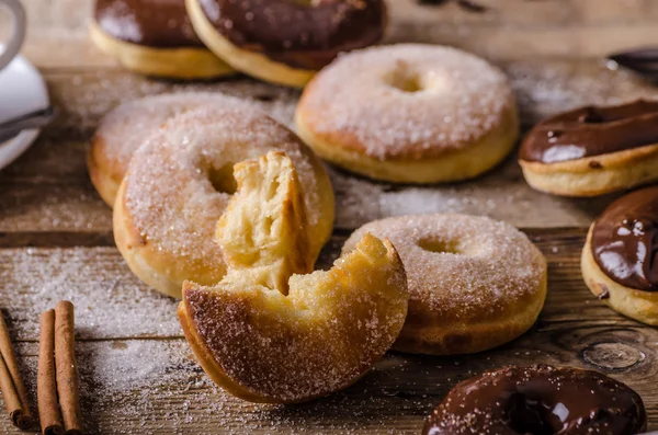 Eski stil donuts rustik tarzı — Stok fotoğraf