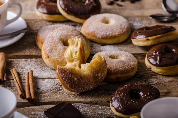 Eski stil donuts rustik tarzı — Stok fotoğraf