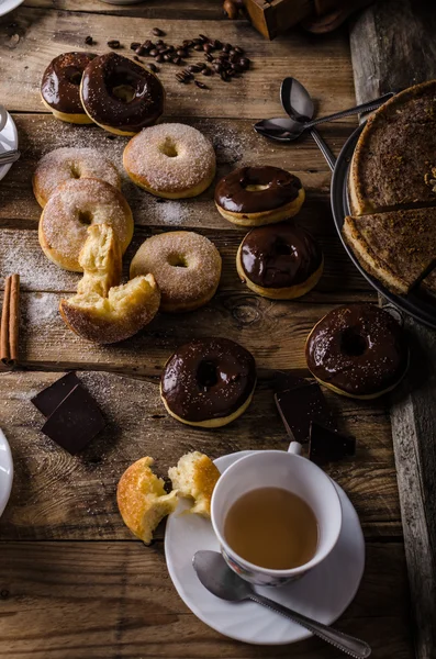 Eski stil donuts rustik tarzı — Stok fotoğraf