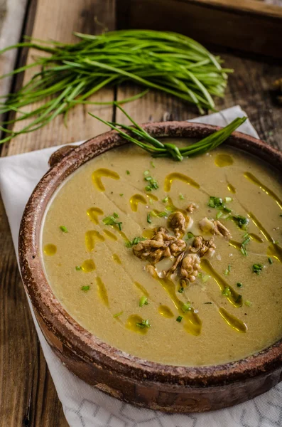 Cream soup of parsley root — Stock Image Cream soup of parsley root Stock Picture