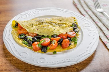 Akdeniz omlet rustik