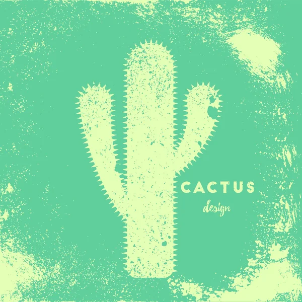 Kaktus s jehlami — Stockový vektor
