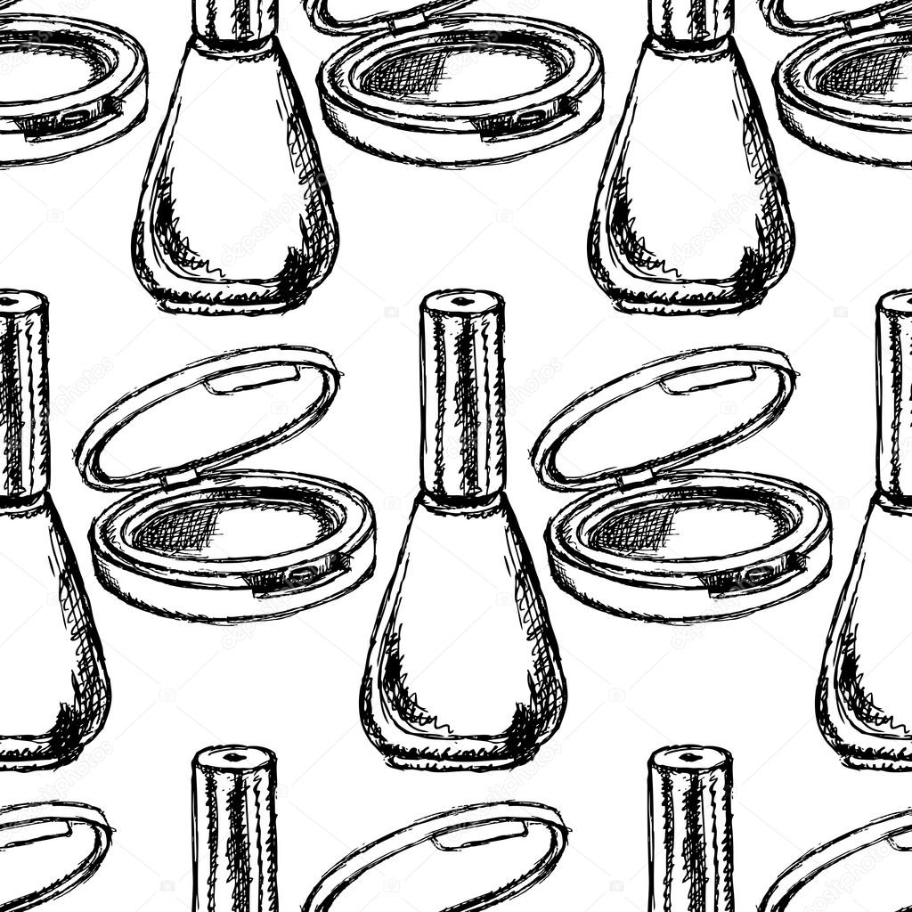 Makeup Compact Drawing