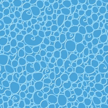 daireler ve swirls seamless modeli