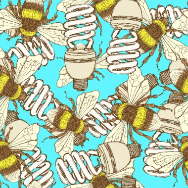 Arı ile kroki ekonomik ampul