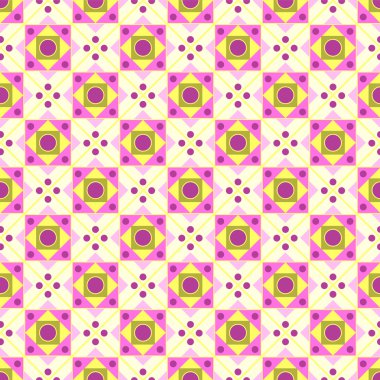 geometri şirin seamless modeli