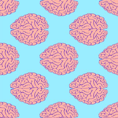 Vintage tarzı beyinde kroki