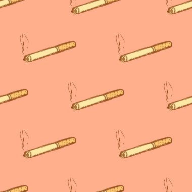 Vintage tarzı kroki Sigara