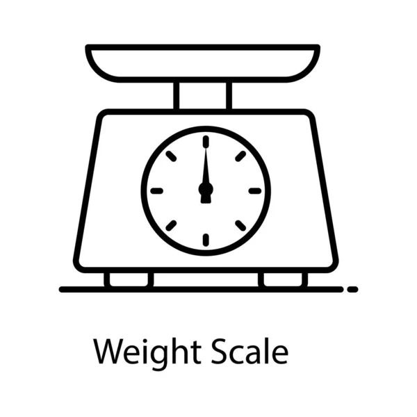 Basic Rgbweight Weegschaal Icoon Moderne Platte Stijl — Stockvector