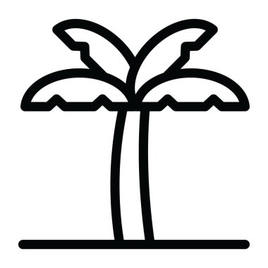 Palmiye ağacına benzeyen yaprakları olan tropik bir ağaç.