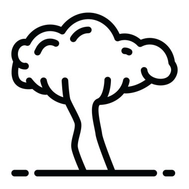 Geleneksel sklerocarya ağacı, doğal bitkinin düzenlenebilir simgesi 