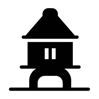 Japonya dönüm noktası vektörü, düzenlenebilir sembol 