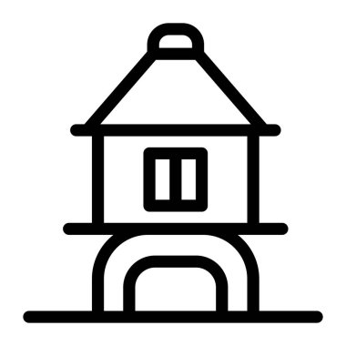 Japonya dönüm noktası vektörü, düzenlenebilir sembol 