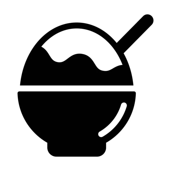 现代填装风格的蛋碗向量 — 图库矢量图片