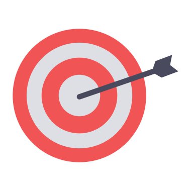 Düz dizaynlı hedef simgesi